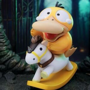 Psyduck Riding Horse Figure – 10cm Cute Collectible‎ Display Model new